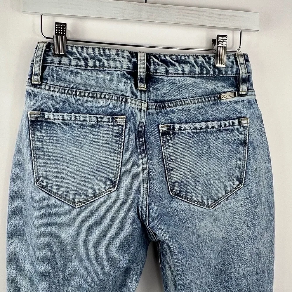 KanCan Jeans Womens Size 1/24 Destroyed Boyfriend High Rise Skinny Distressed - Picture 4 of 13